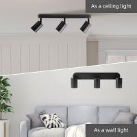 Lámpara De Techo LED GU10 Ajustable En Tres Direcciones 220V Modera Chandelier Interior Luz De Hogar Spotlights Contemporáneas Para Cocina Comedor Dormitorio Estudio Baño - details 1