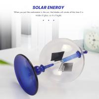 Radiómetro de energía Solar Azul, de energía Solar Crookes, paletas giratorias, molino de viento, regalo, decoración de escritorio del hogar - details 6