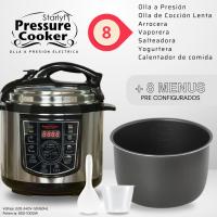 STARLYF Olla a Presión Eléctrica Programable Pressure Cooker, Multifunción 8 en 1, 4 Litros, 1000w, Pantalla LCD, Olla a cocción lenta o rápida, Robot de Cocina, Apto lavavajillas - details 1