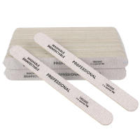 100pcs Archos De Uñas De Madera Profesionales Para Arte De Uñas Y Peluquería 180/240 Lados Doble Para Manicura Y Pedicura UV Gel Tips - details 0