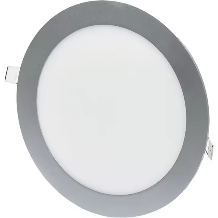 Threeline ND20RBFPL Downlight LED, 18 W, Color Plateado, Blanco Frío 5500K, Para Montaje Empotrado, Formato Redondo, Alta Eficiencia Energética - 1