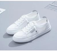 Zapatos De Deporte Casual Para Mujer 2024 Zapatillas Blancas Transpirables Con Malla Tenis Mocasines Planos Deportivos Estilo Campus Para Correr Y Uso Diario - details 3
