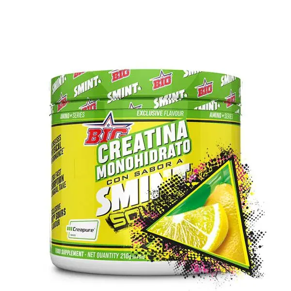 BIG - CREATINA MONOHIDRATO SMINT® SOURS LIMÓN - 210g - 1