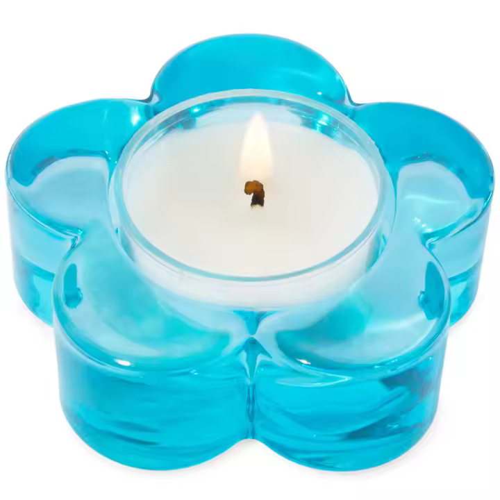 Portavelas Flor de Colores | Diseño Único, Protección para Muebles. Añade Elegancia con Este Accesorio Versátil. - 1