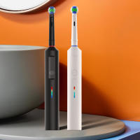 Cepillo De Dientes Eléctrico Recargable Con 6 Cabezas Y Estuche De Viaje 3 Modos Compatible Con Oral B Para Adultos - details 0