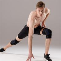 Veidoorn 1PC Soporte De Rodilla Deportiva Para Hombres Elástico Con Banda Antideslizante Equipamiento De Fitness Mordaza De Rodilla Para Baloncesto - details 6