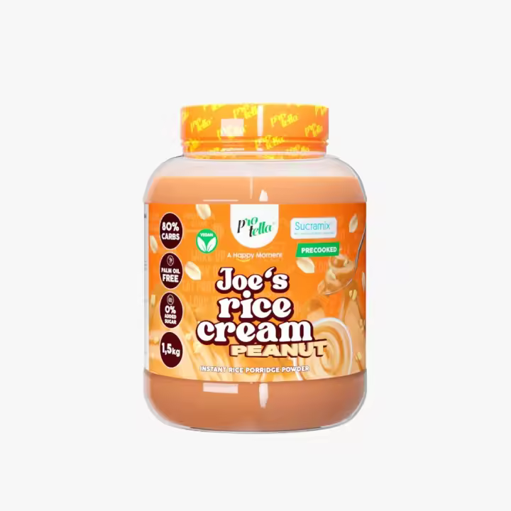 Crema de Arroz Cacahuete Joe's 1.5kg | Textura Suave y Cremosa | Rica en Proteínas y Pobre en Azúcares | Perfecta para Disfrutar en Cualquier Momento del Día | Fuente de Energía de Liberación Lenta | Sabor Irresistible a Cacahuete Joe's | Protella - 1