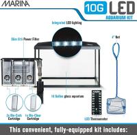 Kit Acuario Marina (agua dulce) 10G Led 38 litros - details 0