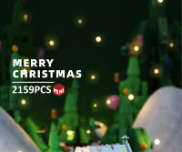 HUIQIBAO Bloques De Construcción Navideñas MOC Casa De Santa Claus Modelo Exclusivo Para Niños Y Adultos Juguetes De Cabaña DIY Regalo De Año Nuevo - details 0