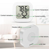 Termómetro Y Higrómetro Digital Mini 1PC Pantalla LCD Para Habitación Jardín Uso Interior Medidor De Temperatura Y Humedad Fahrenheit Centigrado - details 6