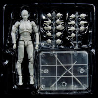 Figura De Acción Coleccionable PVC Gris Body Kun / Body Chan Alta Calidad Con Poses Juguetes Para Adultos Recomendado Para 14+ - details 3