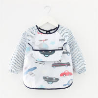 Bebé Bibs Impermeables Con Mangas Largas Para Bebés Recién Nacidos Disfraz Inverso Ropa Protectora De Alimentación Para 0-2 Años Indumentaria Infantil Unisex Estilo Moda - details 4