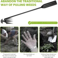 Herramienta extractora de Malezas Larga, herramienta para Arrancar Malezas de Jardín, herramienta portátil para Desherbar. - details 2