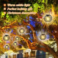 Lámpara Solar Exterior Ortiny Mejorada Luces Decorativas Exteriores Impermeables Lámparas Colgantes Para Jardín Metal Tema FÁYRI - details 3