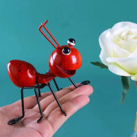 Decoración De Jardín De Hormigas Metálicas Escultura 3D Para Valla Sala De Estar Dormitorio Adorno De Pared Artística - details 2