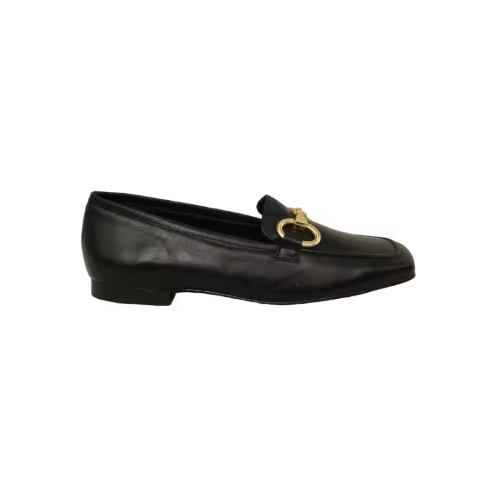 mocasin con aplique punta cuadrada fabricado en españa - 1