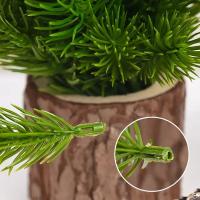 Guirnalda De Pino Artificial Para Decoración Navideña Ramas De Pino Plásticas Para Bodas Y Decoración Del Hogar Paquetes De 100/50/10 Piezas - details 9