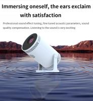 Mini proyector Bluetooth, compatible con proyector portátil, proyector de películas con pantalla de 130 pulgadas giratorio 180°, corrección trapezoidal automática, compatible con computadoras portátiles, PC y teléfonos inteligentes - details 8