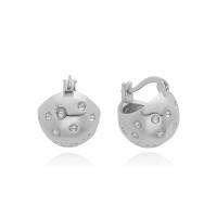 Pendientes geométricos de Cobre de círculo Fino para Mujer, Color Dorado/Plisado, joyería delicada para la Oreja, regalo, recién legados - details 0