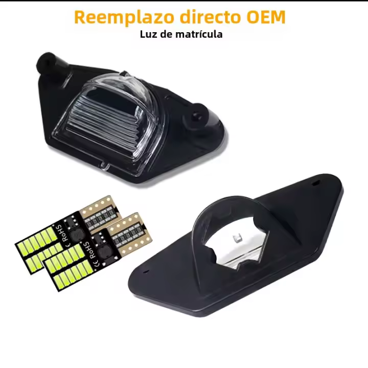 Luz De Placa De Licencia LED Blanco Para Chevrolet Corvette C4 C5 C6 Impala Monte Carlo Lumina SSR S10 Beretta Pontiac Aztek Fiero Firebird - 1