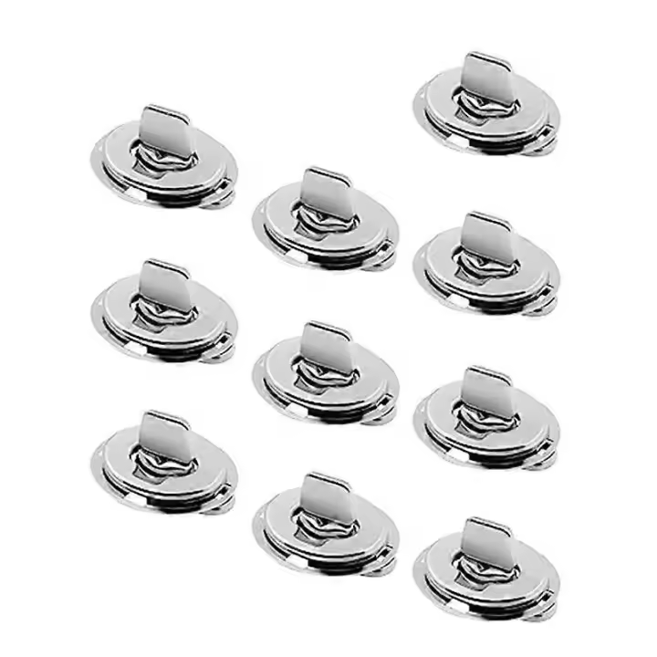 Twist Lock Common Sense Fastener, botones de giro de metal para buques, veleros, vehículos recreativos, botes y caravanas (10PC) - 1