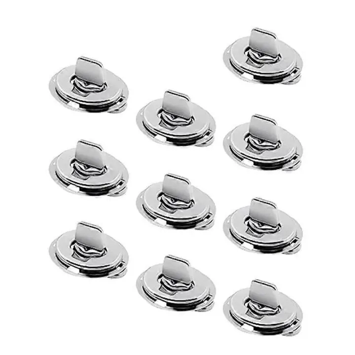 Twist Lock Common Sense Fastener, botones de giro de metal para buques, veleros, vehículos recreativos, botes y caravanas (10PC) - 1