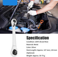 Llave De Eje Rápido Mini Doble Final 1/4 Pulgada 72 Dientes Herramienta De Reparación Manual Herramientas Multifuncionales De Carbono Llave De Torque Hexagonal - details 16