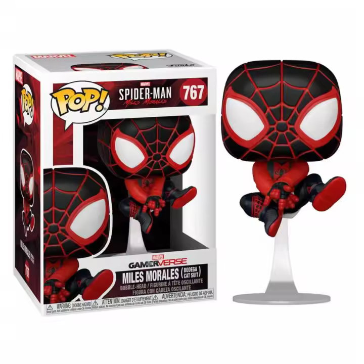 FUNKO POP! SPIDERMAN - MILES MORALES (TRAJE GATO BODEGA), 50152, Nº767, TIENDA CON LICENCIA OFICIAL - 1