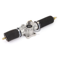 Juego De Dirección Asistida 360mm 30T Eje De Carrocería De Rosca Y Pinión Para DIY Go Kart Buggy Karting ATV UTV Moto Piezas Metálicas Duraderas Color Negro Plateado - details 0