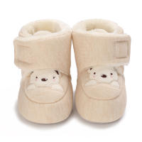 Botas De Nieve Para Bebés Recién Nacidos De Algodón Antideslizantes Y Cálidas Zapatos Para Caminar Infantiles Con Peluche - details 15