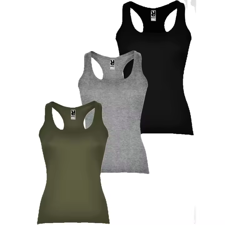 Pack x3 Tops Básicos de Tirantes para Mujer – Camisetas sin Mangas de Corte Ajustado y Estilo Casual/Deportivo | Cuello Ribeteado, Tejido Suave y Cómodo | Perfectas para el Día a Día, Actividad Física o para Usar en Capas | Disponibles en Diversos Colores - 1