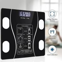 Báscula De Cuerpo Con LED Digital Inteligente Sincronizada Con La Energía De La Batería Escala Electrónica De Salud Familiar De Vidrio Reforzado Cuadrada Máxima Capacidad De 200KG - details 2