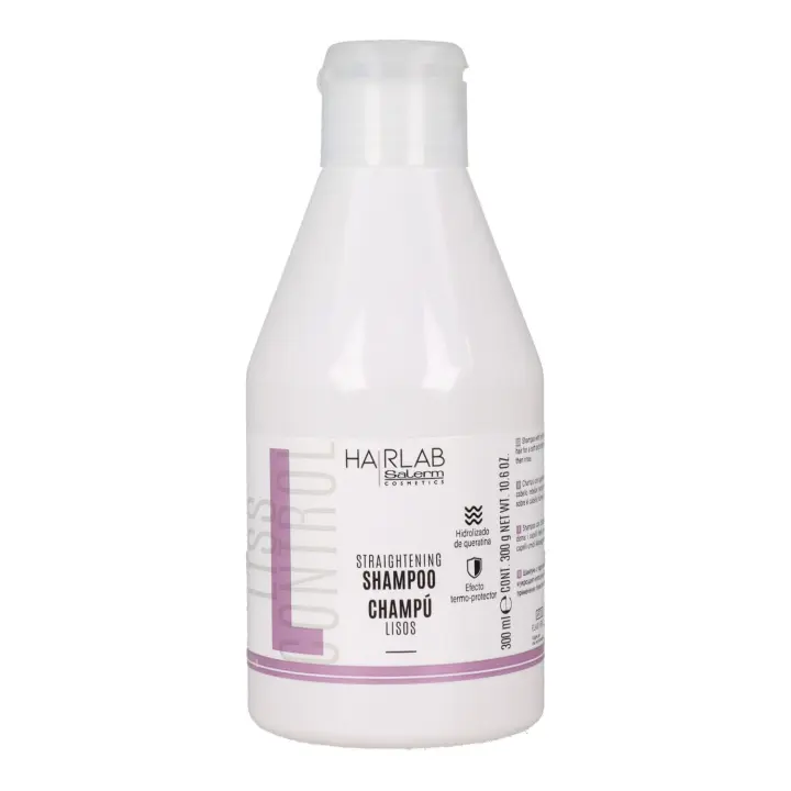 salerm cosmetics hairlab champú cabellos lisos 300ml - 1