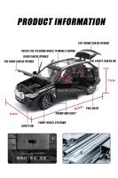 Coche De Juguete De Aleación X5 Escala 1:24 SUV Con Función De Retroceso Y Sonido Luz Regalo Para Niños Coleccionables De Metal - details 2