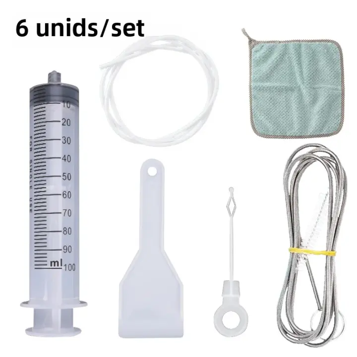 Set De 5 Herramientas De Limpieza Para Agujero De Drenaje De Nevera Cepillo Para Limpiar Salidas De Agua Ecológico Y Duradero Para El Hogar - 1