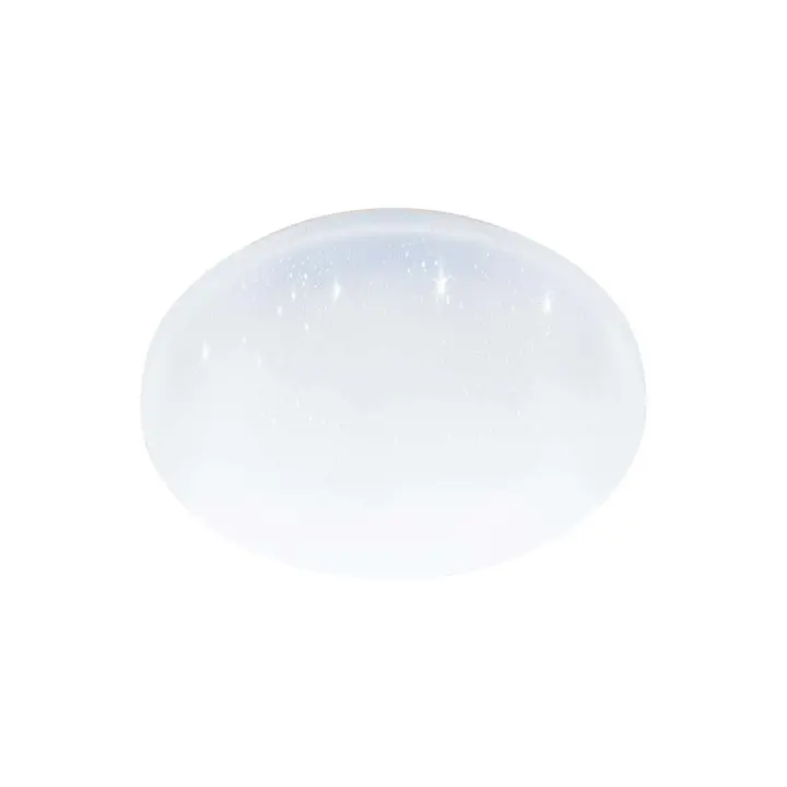 Eglo Plafón LED redondo efecto cristal Ø31 cm - Pogliolas - 1