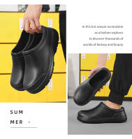 Zapatos De Cocina EVA Para Hombres Y Mujeres Antideslizantes Impermeables Resistentes Al Aceite Cómodos Para Trabajadores Chanclas De Exterior Pesca - details 12