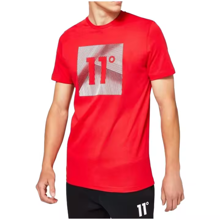 Camiseta de Manga Corta 11 Degrees 3D Linear Gradient - Goji para hombre en color rojo - 1