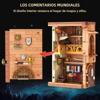 Bloques De Construcción MOC 1488pcs Librería Mágica Decoración De Estante De Libros Miniatura Casa Modelo Juguete Para Adultos - details 5