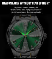 Reloj De Noche Para Hombre RUIGE Lujo Impermeable Con Pantalla Luminosa Acero Inoxidable Calendario Completo Resistente Al Agua - details 2