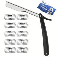 Cuchilla De Afeitar Profesional Para Barbero Cuchillo De Cejas Para Hombres Cuchilla Interchangeable Regalo Para Hombres - details 0