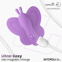 INTOYOU APP SERIES Wingy Estimulador Mariposa con APP Huevo Vibrador  Color Lavanda Juguetes sexuales Consolador - details 3