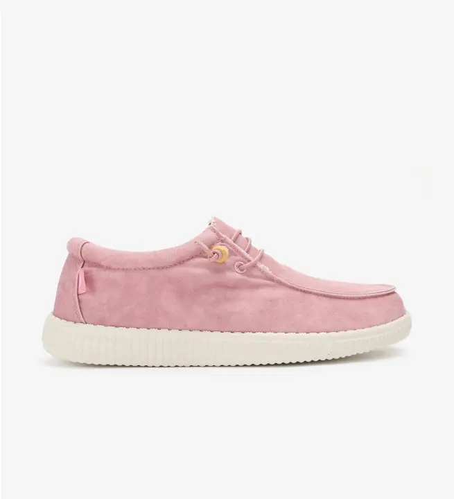 54 Wp150 Wallabi Washed Zapato Wallabi Unisex De Algodon Walk In Pitas - Rosa - 1