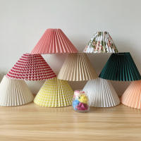 Cubierta De Lámpara De Mesa DIY Plisada Lavable Accesorios De Iluminación E27 Para Lámpara De Pared Lámpara De Piso O Colgante - details 4