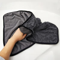 Toalla De Lavar Coche 1200GSM Doble Cara Toalla Detallada De Redes Treceadas Super Absorbente Para Limpieza Del Hogar Y Coche - details 2