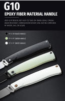 Cuchillo De Sobrevivencia SANRENMU Nueva 311L 12C27 Acero G10 Herramienta Táctica Para Camping Y Caza Plegable De Bolsillo EDC - details 9
