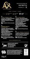 Pack 10 x L'OR Espresso Café Cápsulas Ristretto Descafeinado 10 Uds Compatibles con Maquina Nespresso - Qumir - details 1