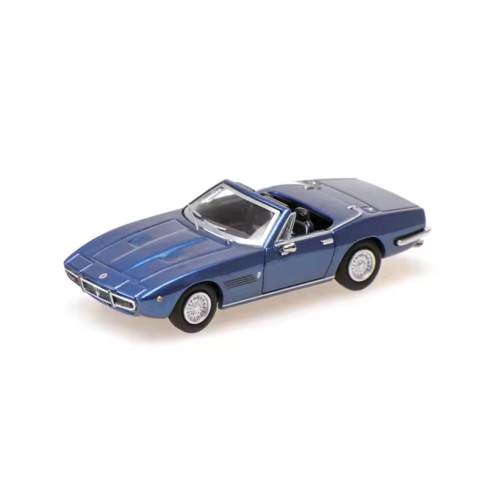 MINICHAMPS 1/87 MASERATI GHIBLI SPYDER AZUL METALICO 1969 - 870123032 - 1