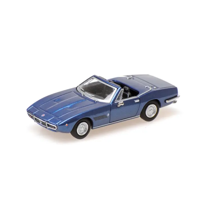 MINICHAMPS 1/87 MASERATI GHIBLI SPYDER AZUL METALICO 1969 - 870123032 - 1