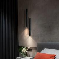 Lámpara Colgante Moderna Nórdica LED Doble Cabeza Para Comedor 2m Con Tubo Decorativo De Cilindro Lámpara De Pared Chandelier - details 2